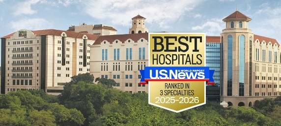 US News & World Report Best Hospitals badge superimposed over Memorial Hermann-Texas Medical Center