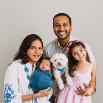 Shruti Gupta and her family