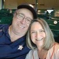 Karen with her husband