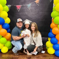 Joe Pompa with his family