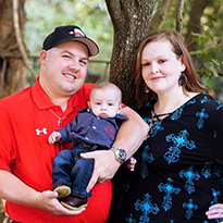Shawn Crockett and his family