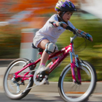 Daniel Turya riding bike