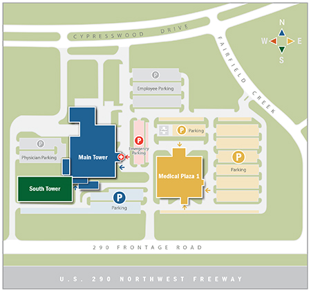 Cypress Campus Map