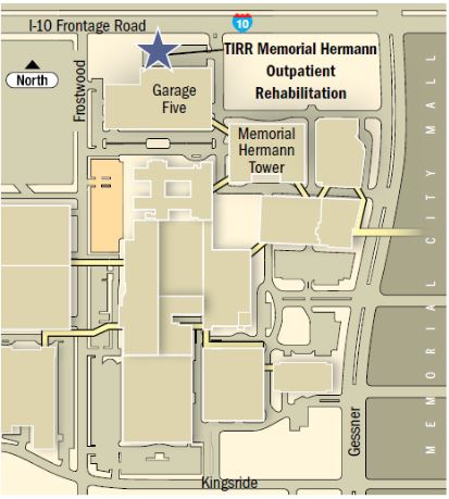 TIRR Memorial Hermann Memorial City Map