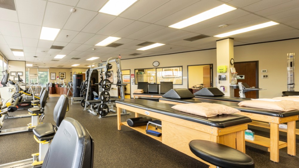 Workout area for patients