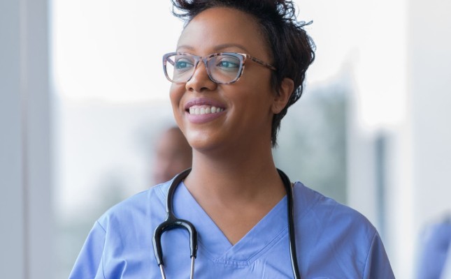 Female Healthcare Professional smiling