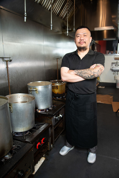 Memorial Hermann Rehabilitation Hospital - Katy patient, Yen Lang, returns to work in his kitchen.