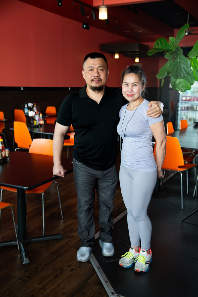 Memorial Hermann Rehabilitation Hospital - Katy patient, Yen Lang, returns to work with his wife.