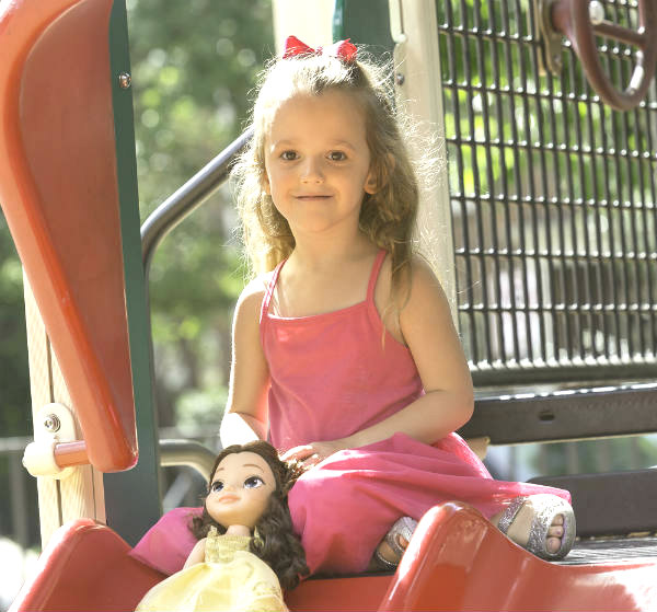 Harper Lowery and doll