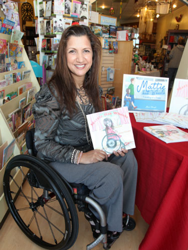 Meena Outlaw in wheelchair