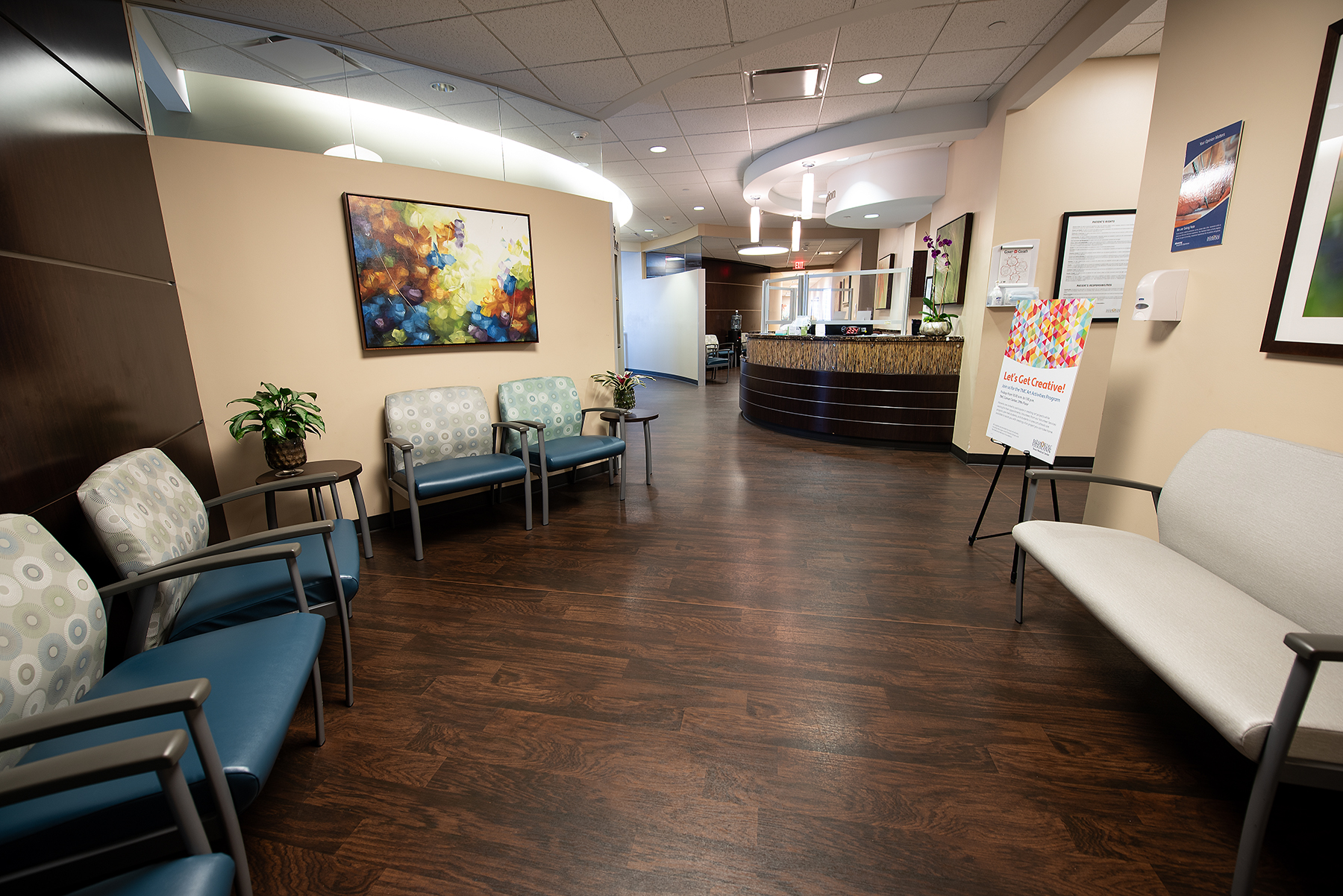 Waiting Area in Cancer Center