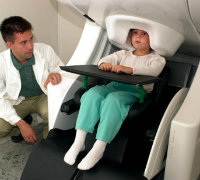 Girl Getting Magnetoencephalography