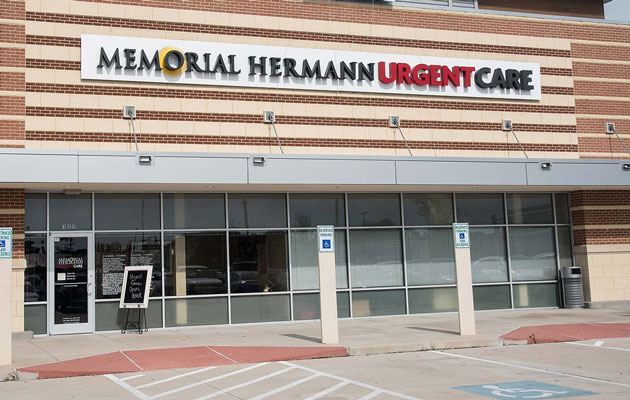 Exterior photo of the Memorial Hermann Urgent Care