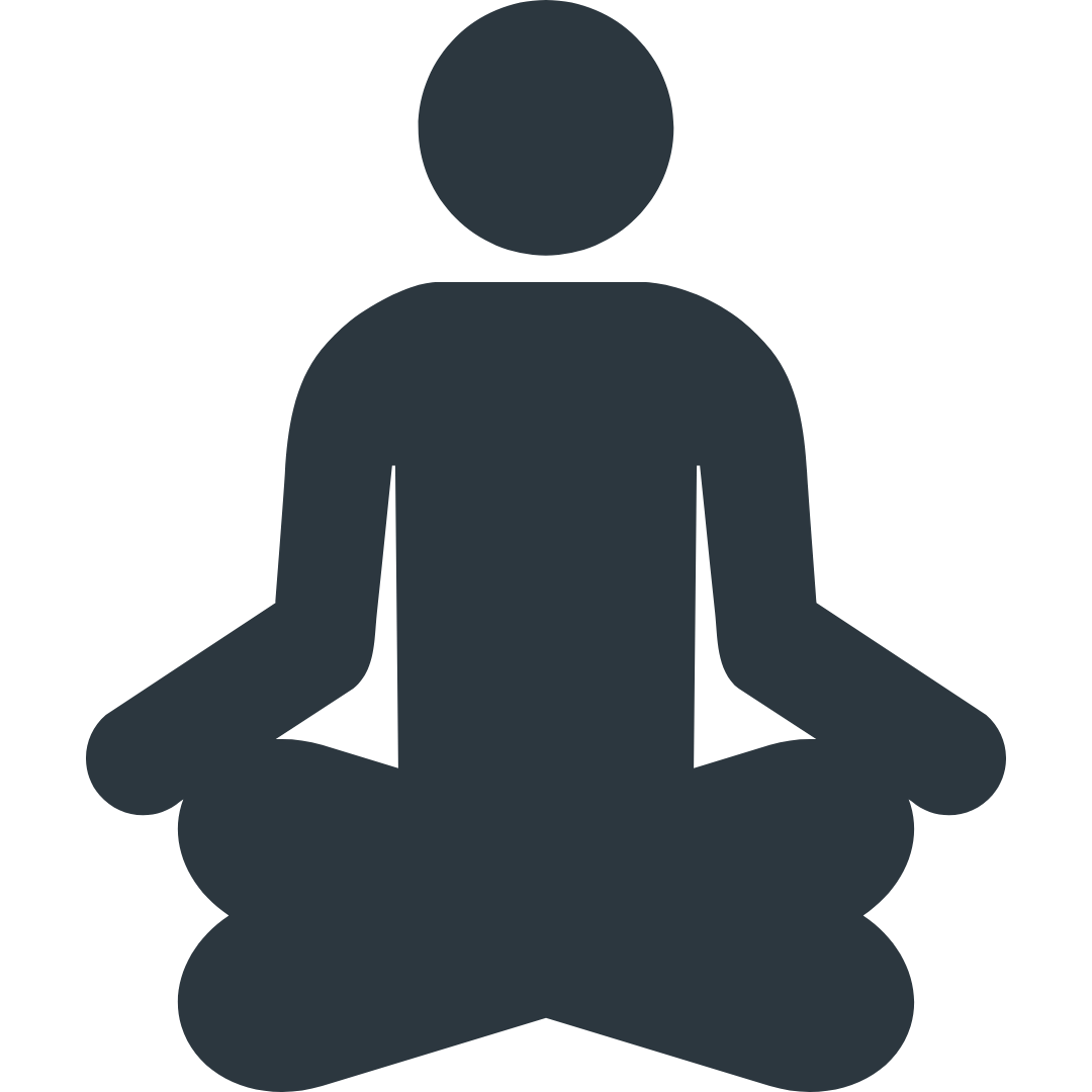 Person meditating