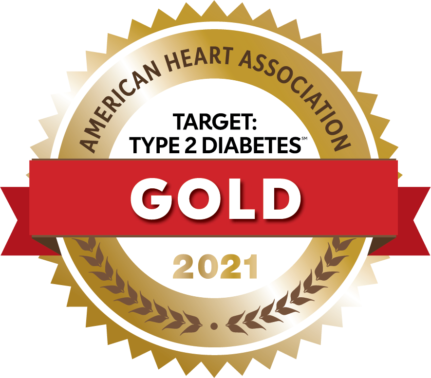 2021 AHA Target: Type 2 Diabetes Gold Level Recognition