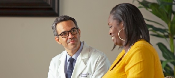 A conversation between a patient and a Davis Clinic physician