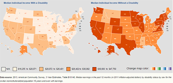 US Disability Maps