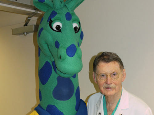 Dr. Duke and Topper Mascot