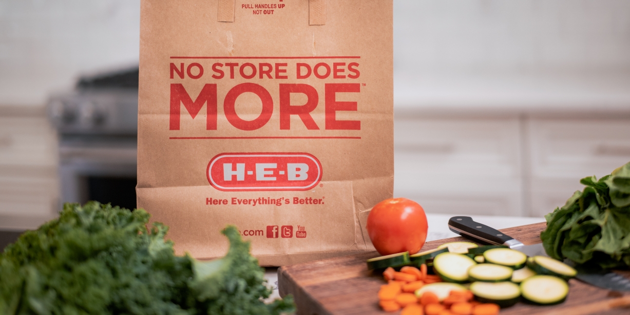 HEB grocery bag