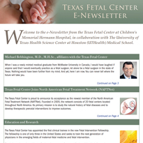 The Fetal Center Journal Fall 2012 Cover